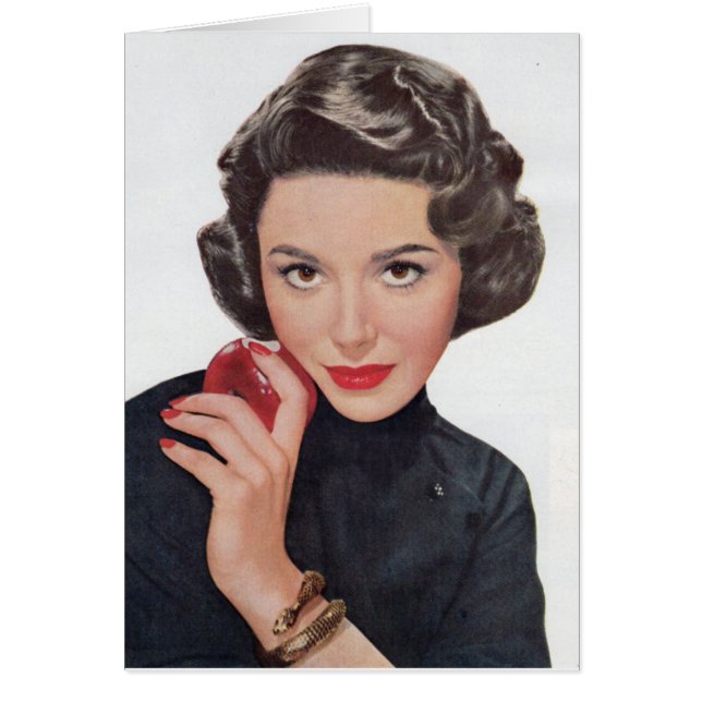 Dana Wynter avec le bracelet de pomme et de (Devant)