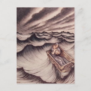 Danae and her son Perseus Postcard