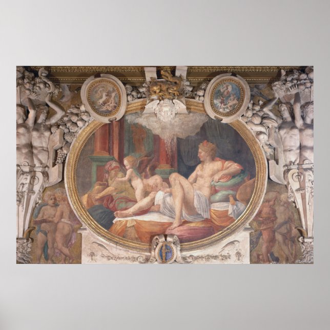 Danae Receiving the Shower of Gold Poster (Front)