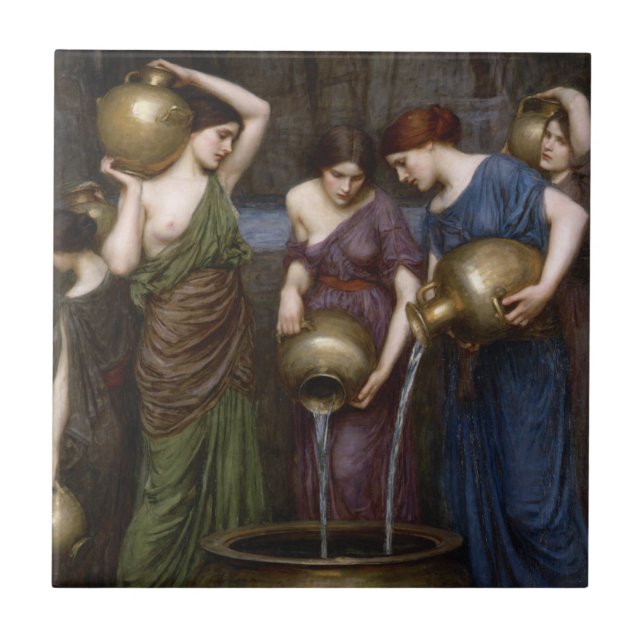 Danaides John William Waterhouse Tile (Front)