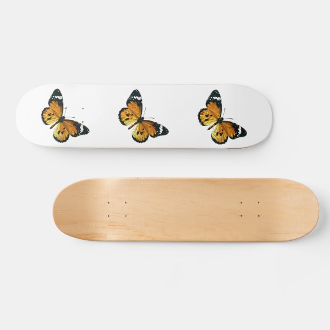Danaus chrysippus - The Plain Tiger, African Queen Skateboard (Horz)
