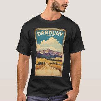 Danbury Connecticut Usa Vintage Travel Tourism   T-Shirt