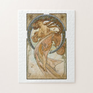 Dance (1898), Alphonse Mucha Fine Art Nouveau Jigsaw Puzzle