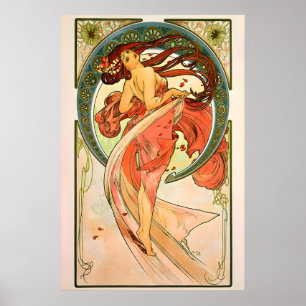 Dance 1898 POSTER PRINT A5-A1 Alphonse Mucha