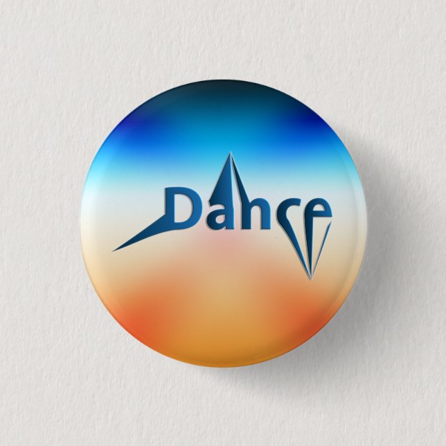 Dance 1 Inch Round Button (Front)