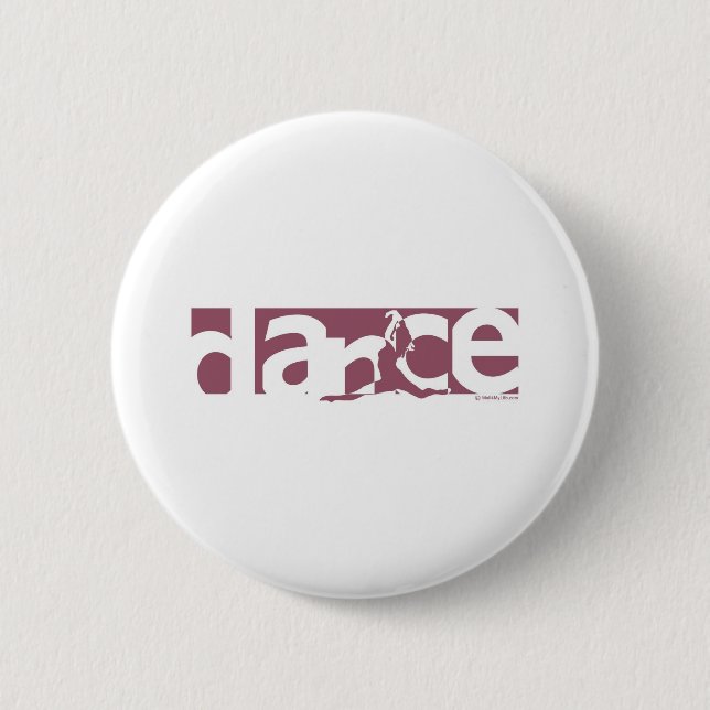 Dance 2 Inch Round Button (Front)