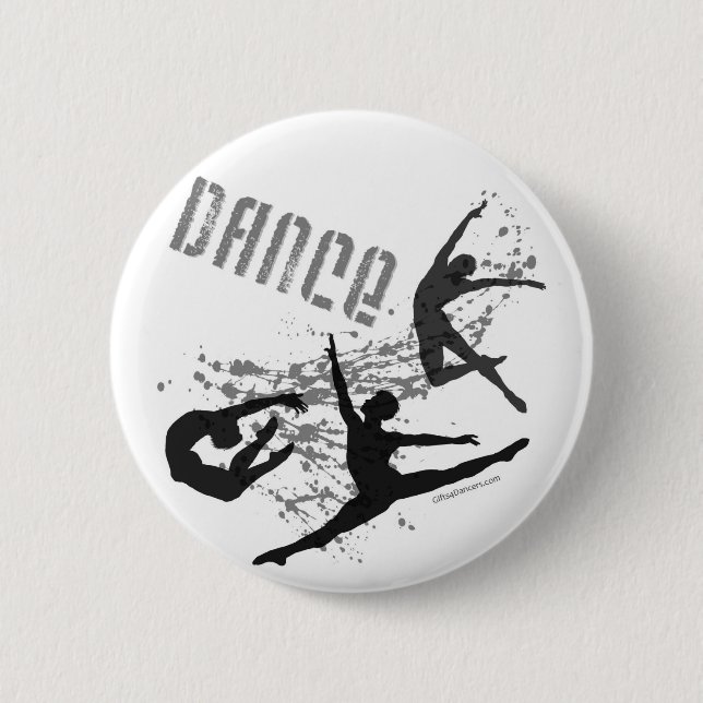 Dance 2 Inch Round Button (Front)