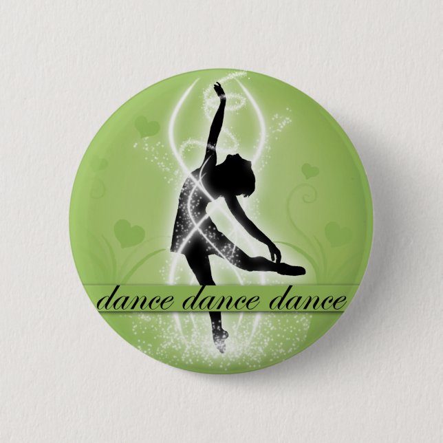 Dance 2 Inch Round Button (Front)
