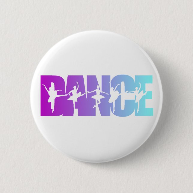 DANCE 2 INCH ROUND BUTTON (Front)