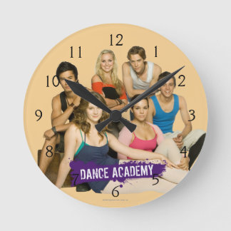 Dance Academy Cast Round Clock
