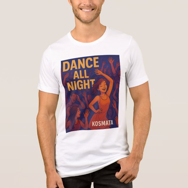 Dance All Night - Men's T-Shirt Tri-Blend Shirt (Front)