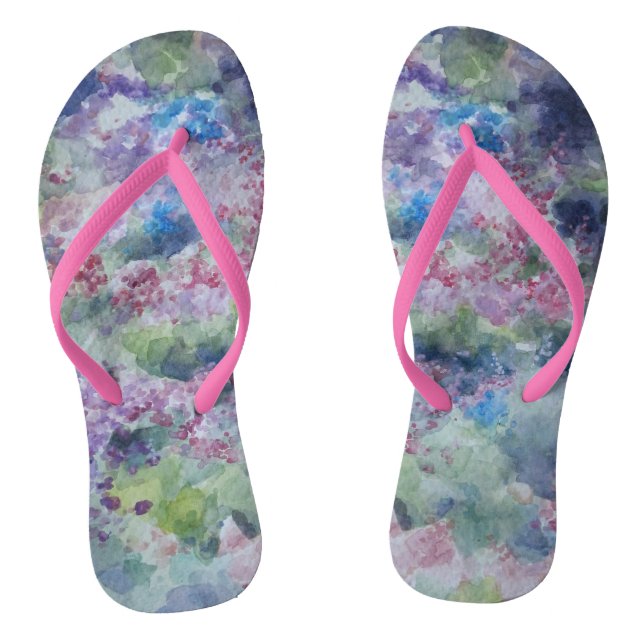 Dance Among the Flowers Flip Flops (Footbed)