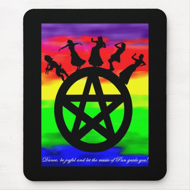 Dance and be joyful! mouse pad (Front)