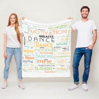 Dance and Motivation: The Art of Movement and Expr Fleece Blanket