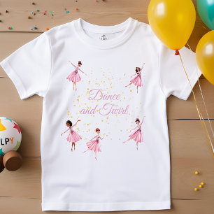 Dance and twirl ballerina baby T-Shirt