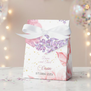 Dance and twirl ballerina birthday favor box