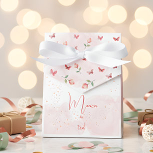 Dance and twirl cute ballerina ballet kid birthday favor box