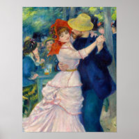 Dance at Bougival, 1883 by Pierre-Auguste Renoir