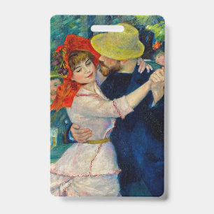 Dance at Bougival Pierre Renoir Badge