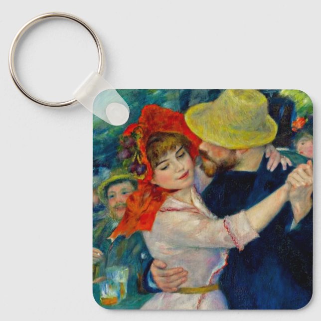 Dance at Bougival Pierre Renoir Keychain (Front)