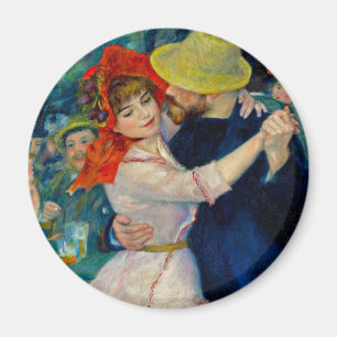 Dance at Bougival Pierre Renoir Magnet