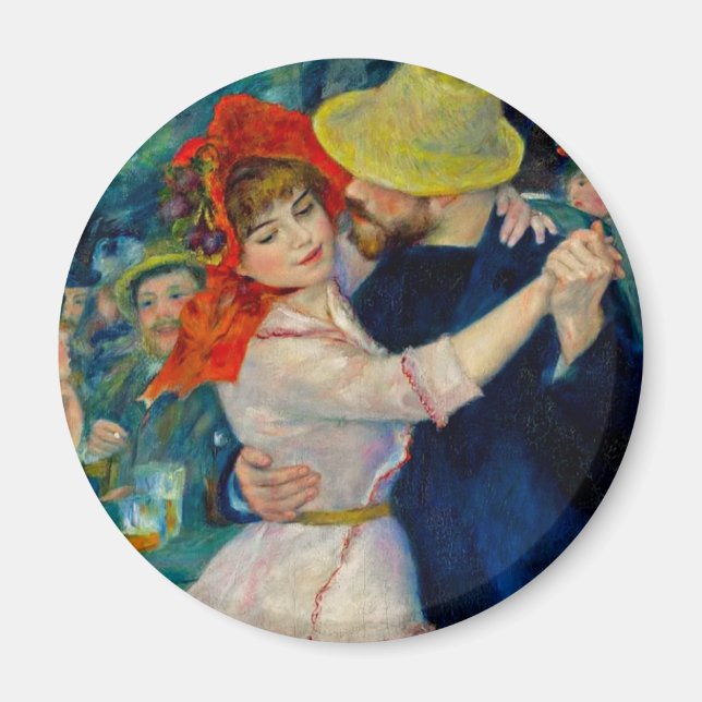 Dance at Bougival Pierre Renoir Magnet (Front)