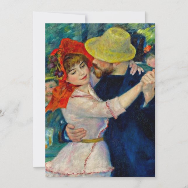 Dance at Bougival Pierre Renoir Save The Date (Front)
