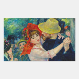 Dance at Bougival Pierre Renoir Sticker