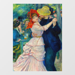 Dance at Bougival Pierre Renoir Window Cling