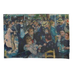 Dance at Le Moulin de la Galette - Auguste Renoir Pillowcase