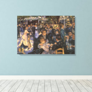 Dance at Le Moulin de la Galette by Pierre Renoir Canvas Print