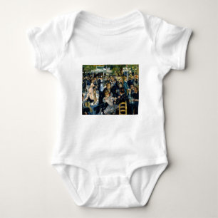 Dance at Le Moulin de la Galette by Renoir Baby Bodysuit