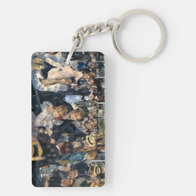 Dance at Le Moulin de la Galette by Renoir Keychain (Back)