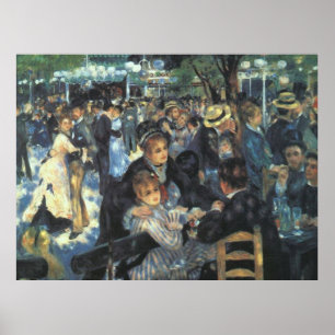 Dance at Le Moulin de la Galette by Renoir Poster