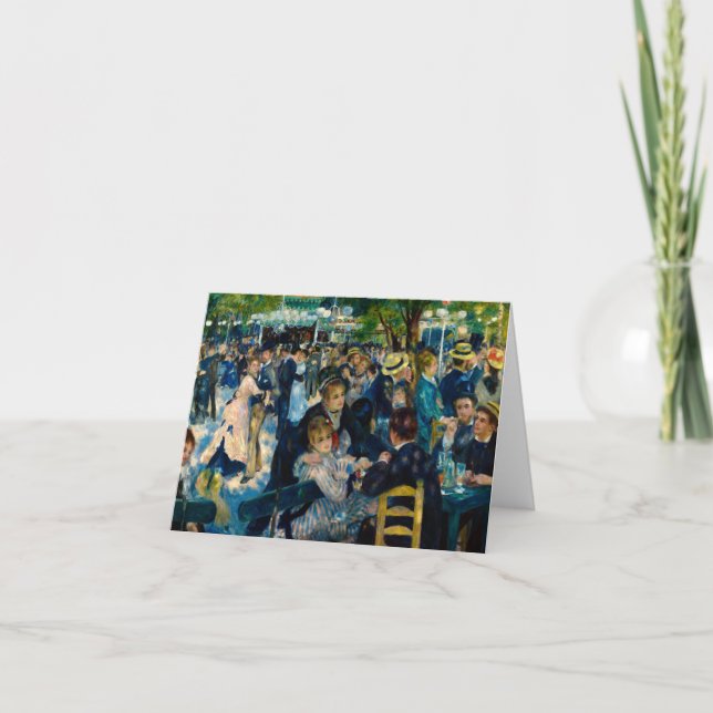 Dance at Le Moulin de la Galette by Renoir Thank You Card (Front)