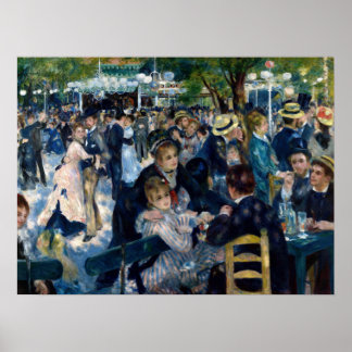 Dance at Le Moulin de la Galette Poster