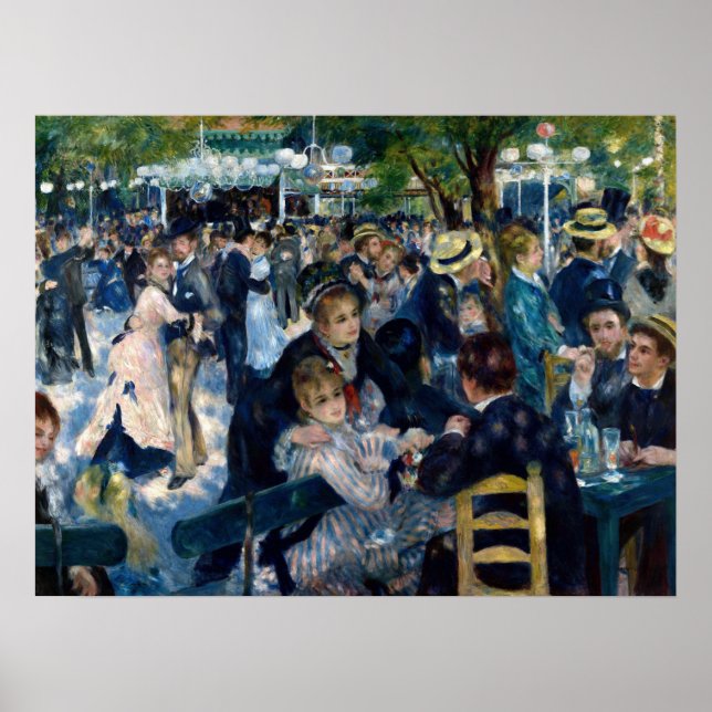 Dance at Le Moulin de la Galette Poster (Front)
