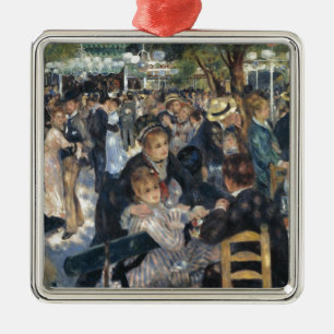 Dance at Moulin de la Galette by Renoir Metal Ornament