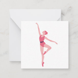 Dance ballerina card