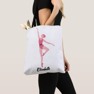 Dance Ballerina Personalized Tote Bag – Elegant 