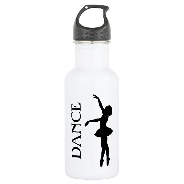 Dance - Ballerina Silhouette 532 Ml Water Bottle (Front)