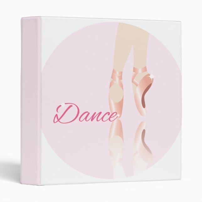 Dance Ballet Slippers Binder (Front/Spine)