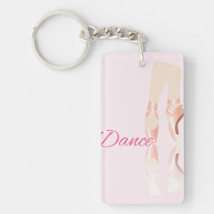 Dance Ballet Slippers Keychain