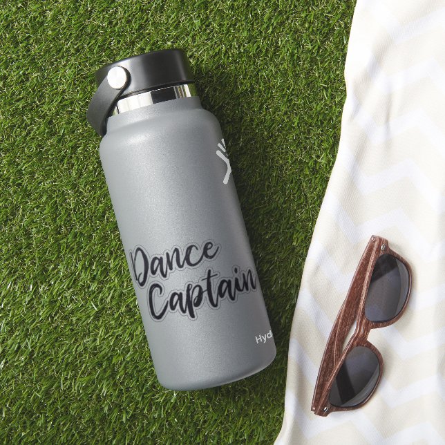 Dance Captain in Modern Script Typography Sticker (HydroFlask Insitu)