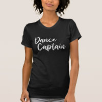 Dance Captain in Modern Script Typography