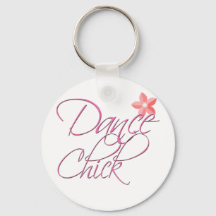 dance chick keychain