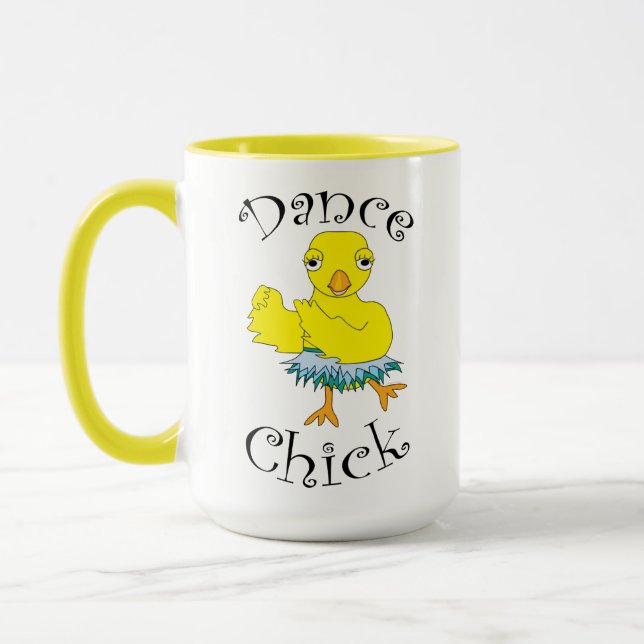 Dance Chick Text Mug (Left)