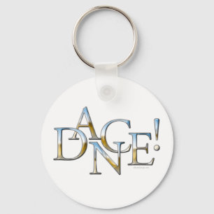 Dance! (Chrome) Keychain