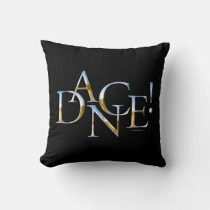 Dance! (Chrome) Throw Pillow