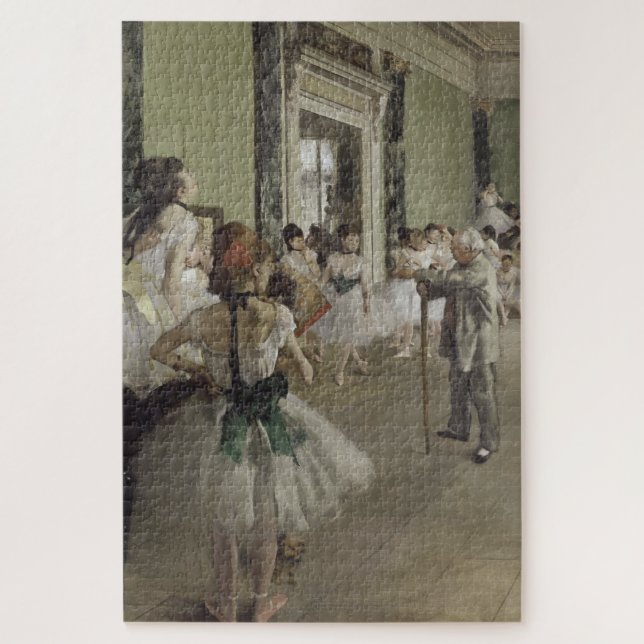 Dance Class Ballet - Edgar Degas Painting Jigsaw Puzzle (Vertical)